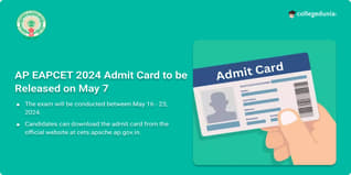 AP EAPCET 2024 Admit Card to be Released on May 7; Check Direct Link to Download Here